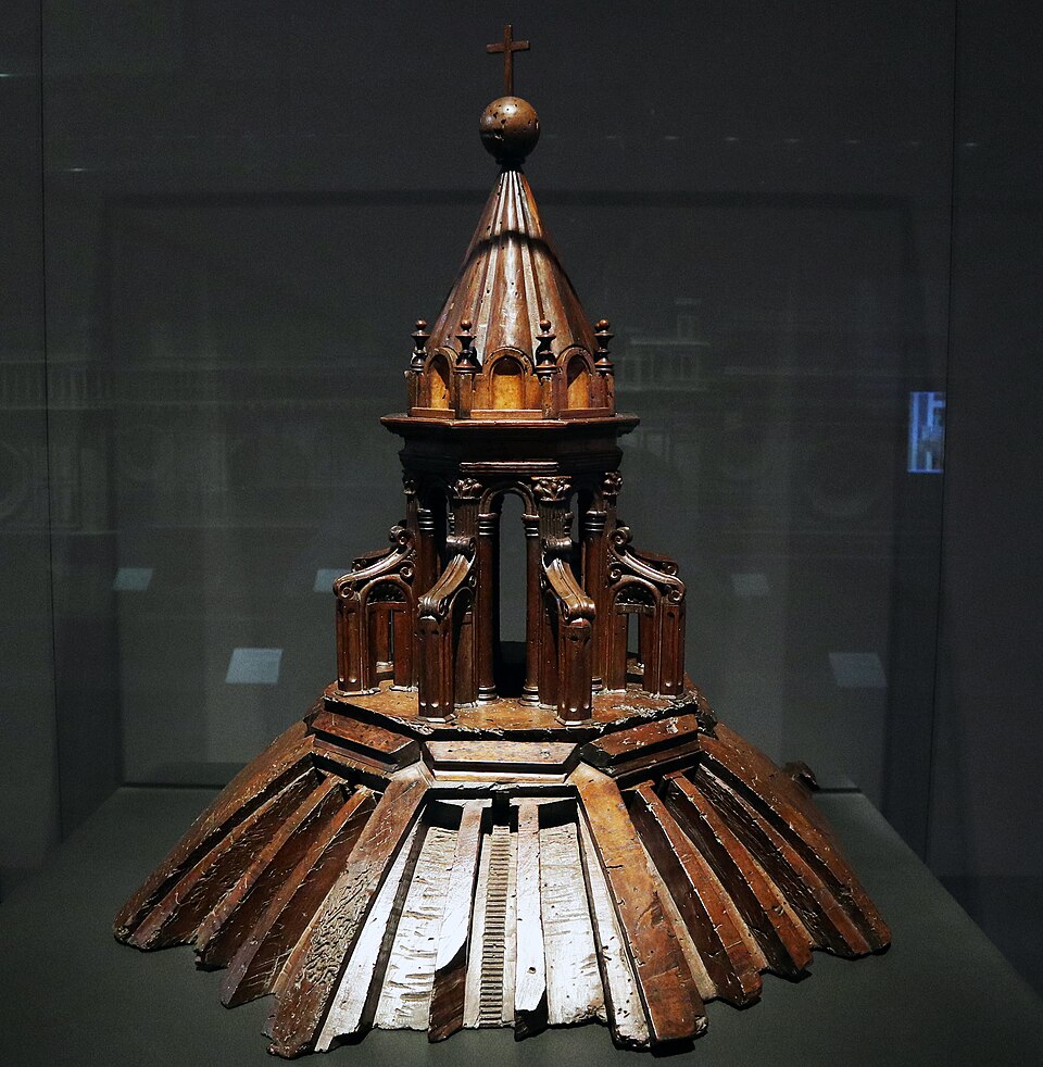 Brunelleschi's dome wood model (The Opera del Duomo Museum in Florence), CC 4.0 license