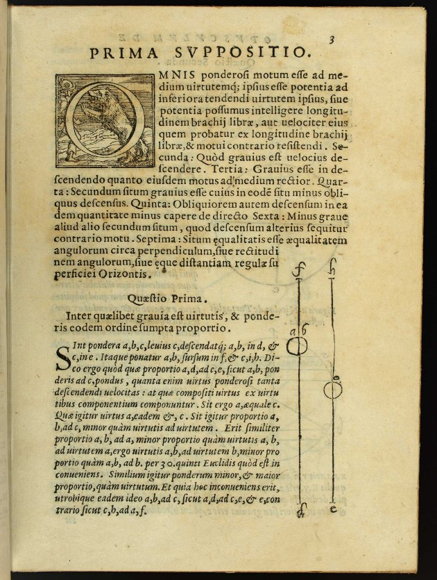 Jordanus de Nemore's treament of levers was the first explicit use of force components in the development of statics, built on Archimedes' lever law, CC 3.0 license (echo, mpiwg, 2015)